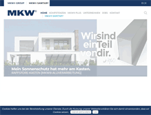 Tablet Screenshot of mkw.at